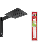 CHUVEIRO ACQUA CENTURY PRETO 220V 6800W + RESSISTÊNCIA EXTRA