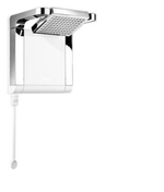 CHUVEIRO ELÉTRICO DE PAREDE LORENZETTI ACQUA ULTRA STAR BRANCO/CROMADO 7800W 220V