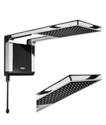 Chuveiro elétrico de parede Lorenzetti Acqua Ultra Storm preto-cromado 7.800kW 220V