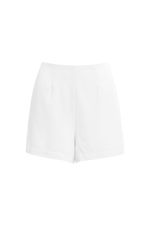 Shorts Alfaiataria Paula Off White