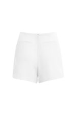 Shorts Alfaiataria Paula Off White