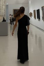 Vestido 100% Linho Monica Preto