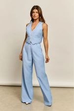 Calça Alfaiataria Eduarda Azul