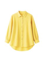 Camisa 100% Linho Leandra Amarelo