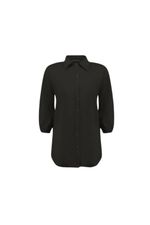 Camisa 100% Linho Monica Preto