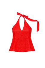 Blusa 100% Linho Flávia Vermelho