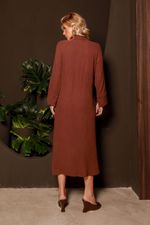 Camisa Chemise Resort Marrom