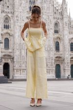 Blusa 100% Linho Livia Amarelo