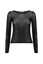 Blusa Tule Preto