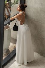 Vestido Longo Amora Off White