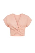 Blusa 100% Linho Luna Rosa