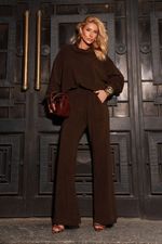 Blusa Gola Priscila Marrom