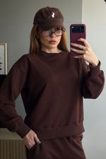 Blusa Moletom Lara Marrom