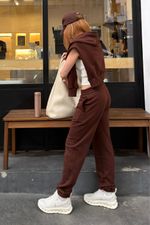 Calça Moletom Lara Marrom