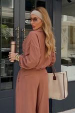 Calça Pantalona Jamile Castor