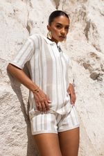 Conjunto Tricot Hellen Listrado