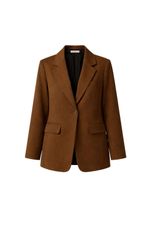 Blazer Alfaiataria Lilian Marrom