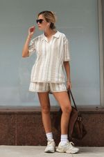 Conjunto Tricot Hellen Listrado