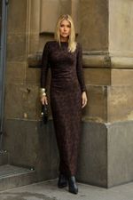 Vestido Andressa Marrom