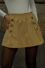 Shorts Saia Alfaiataria Thaís Kháki