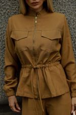 Parka Alfaiataria Roberta Caramelo