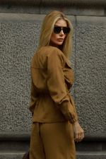 Parka Alfaiataria Roberta Caramelo