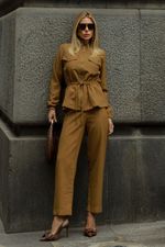 Parka Alfaiataria Roberta Caramelo