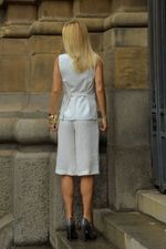 Bermuda Alfaiataria Lívia Off White
