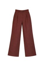 Calça Alfaiataria Paula Marrom