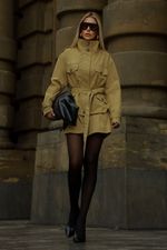 Parka Alfaiataria Thaís Kháki