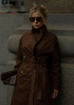 Trench Coat Priscila Marrom