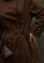 Trench Coat Priscila Marrom