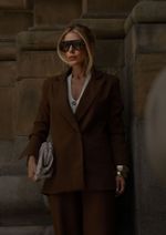 Blazer Alfaiataria Nicole Marrom