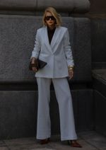 Calça Alfaiataria Nicole Off White
