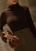Blusa Tricot Bianca Marrom