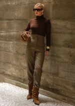 Blusa Tricot Bianca Marrom