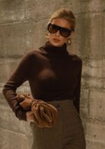 Blusa Tricot Bianca Marrom
