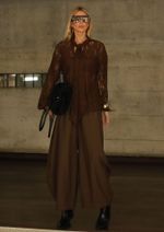 Blusa Renda Helena Marrom