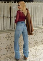 Calça Jeans Wide Leg Sasha