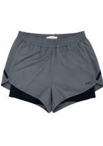 Shorts Corta Vento Beatriz Chumbo