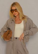 Calça Alfaiataria Aline Xadrez