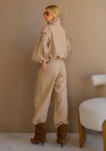 Calça Transpassada Lilian Bege