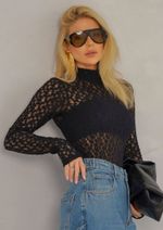 Body Renda Lizandra Preto