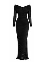 Vestido Tule Andressa Preto