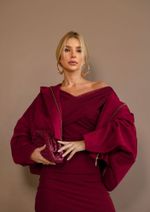 Jaqueta Suede Andrea Burgundy