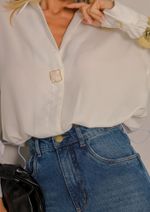 Camisa Cropped Nathi Off White 