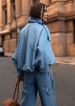 Jaqueta Suede Andrea Azul