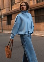 Jaqueta Suede Andrea Azul
