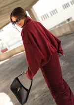 Jaqueta Suede Andrea Burgundy