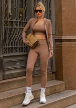 Legging Supplex Bruna Castanho